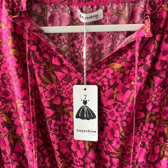 Spring Floral Dress NWT Sz M 🌷 - Picture 6 of 6